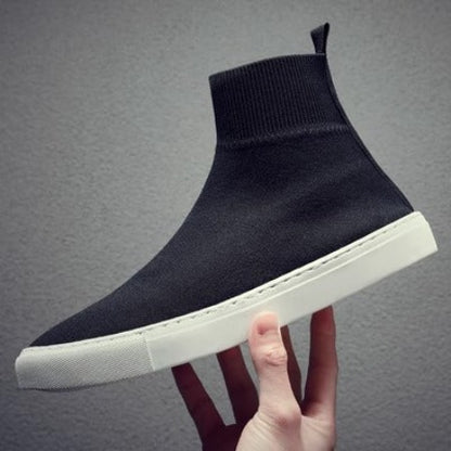 Importé - Chaussure Homme Sport Baskets Montantes En Stretch