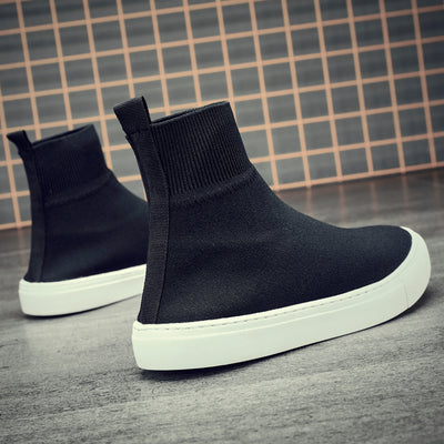 Importé - Chaussure Homme Sport Baskets Montantes En Stretch