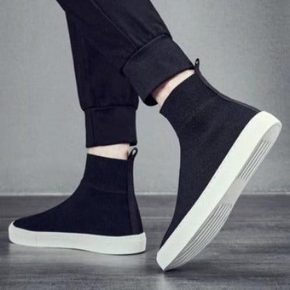 Importé - Chaussure Homme Sport Baskets Montantes En Stretch