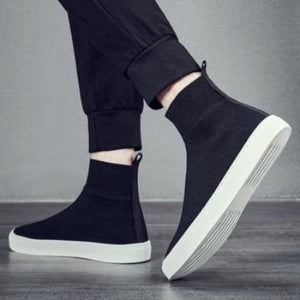 Importé - Chaussure Homme Sport Baskets Montantes En Stretch