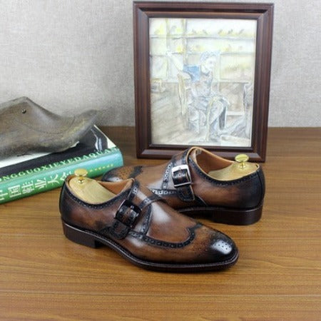 Importé - Chaussure Cuir Richelieu Mocassin Homme