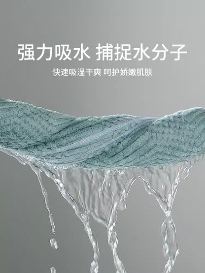 Importé - Lot de 2 Serviettes De Bain Ultra Douces Absorbantes à Séchage Rapide