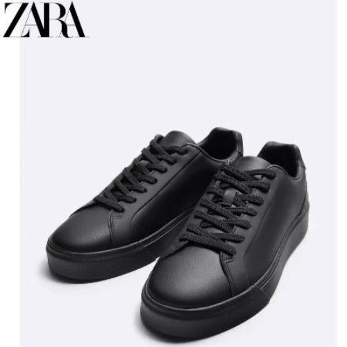 Importé ZARA NEW Chaussure Homme Sport Tennis En Cuir PU