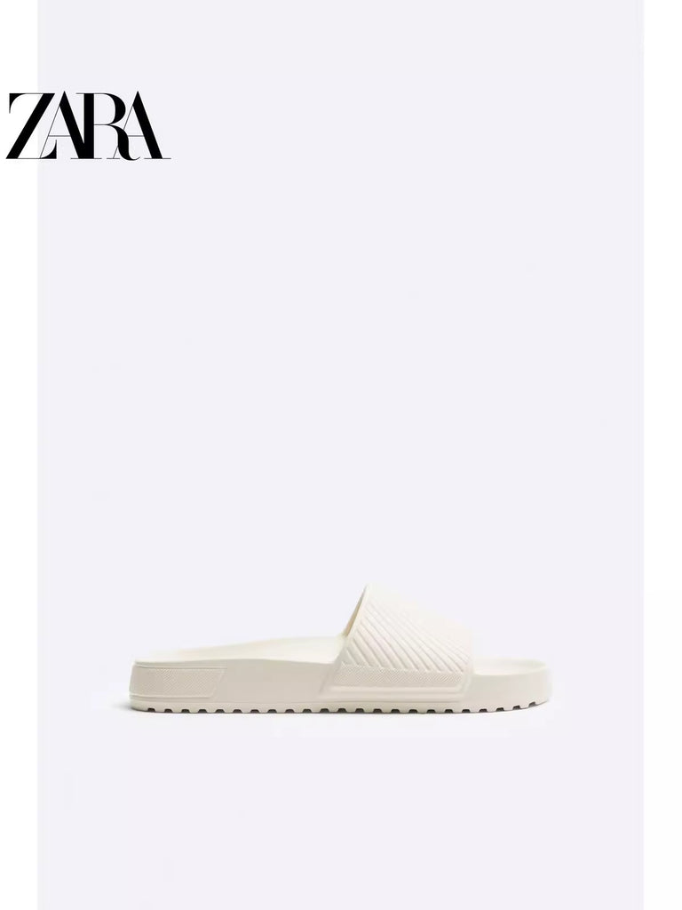 Importé - ZARA NEW - Chaussure Homme Sandales confortables - Blanc Cassé