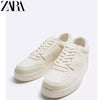 Importé  - ZARA NEW - Chaussure Homme Baskets Rétro Décontractées - Blanc