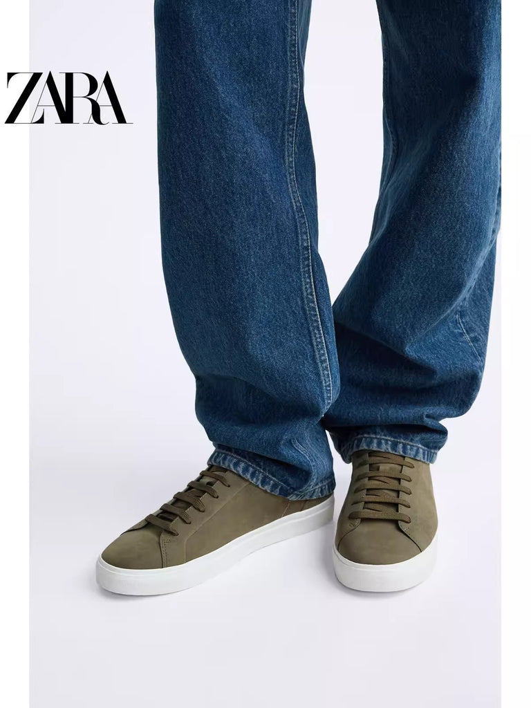 Importé - ZARA NEW - Chaussure Homme Sport Décontractées Rétro - Vert