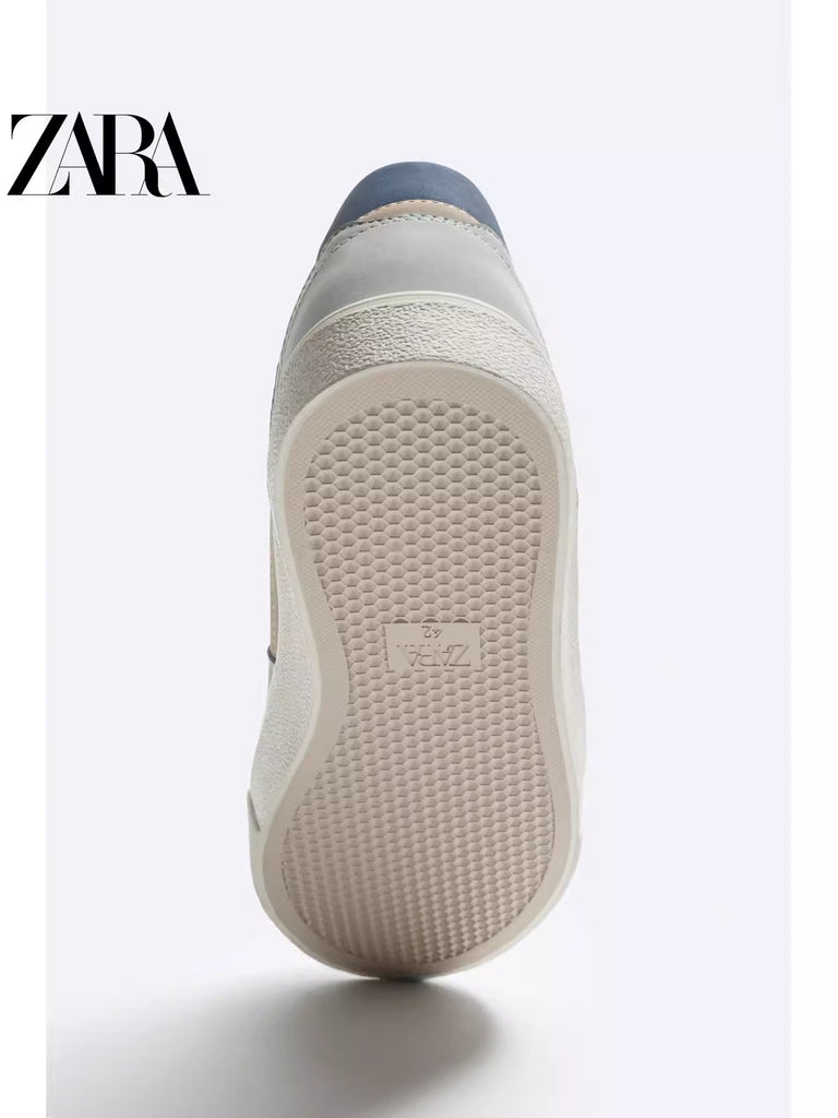 Importé - ZARA NEW - Chaussure Homme Sport Décontractées Style Rétro - Bleu