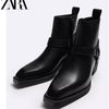 Importé - ZARA NEW - Chaussure Homme Bottes Décontractée Montantes - Noir