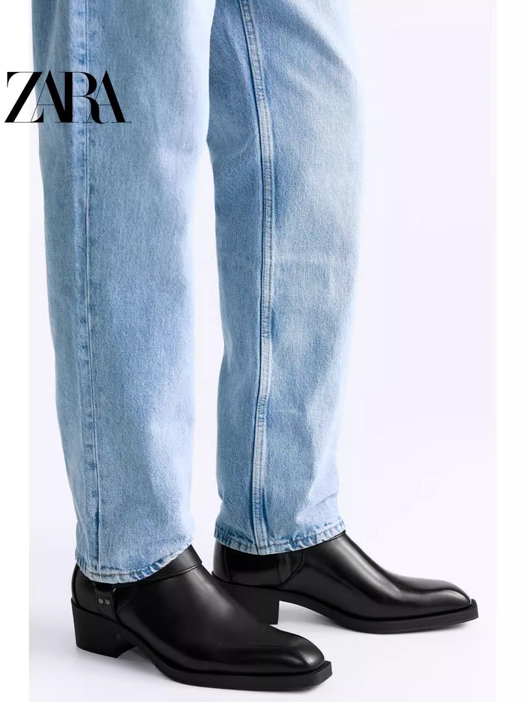 Importé - ZARA NEW - Chaussure Homme Bottes Décontractée Montantes - Noir