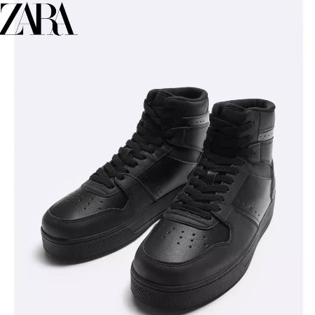Importé - ZARA NEW - Chaussure Homme Baskets Montantes - Noir