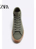 Importé - ZARA NEW - Chaussure Homme Sport Baskets Montantes - Vert