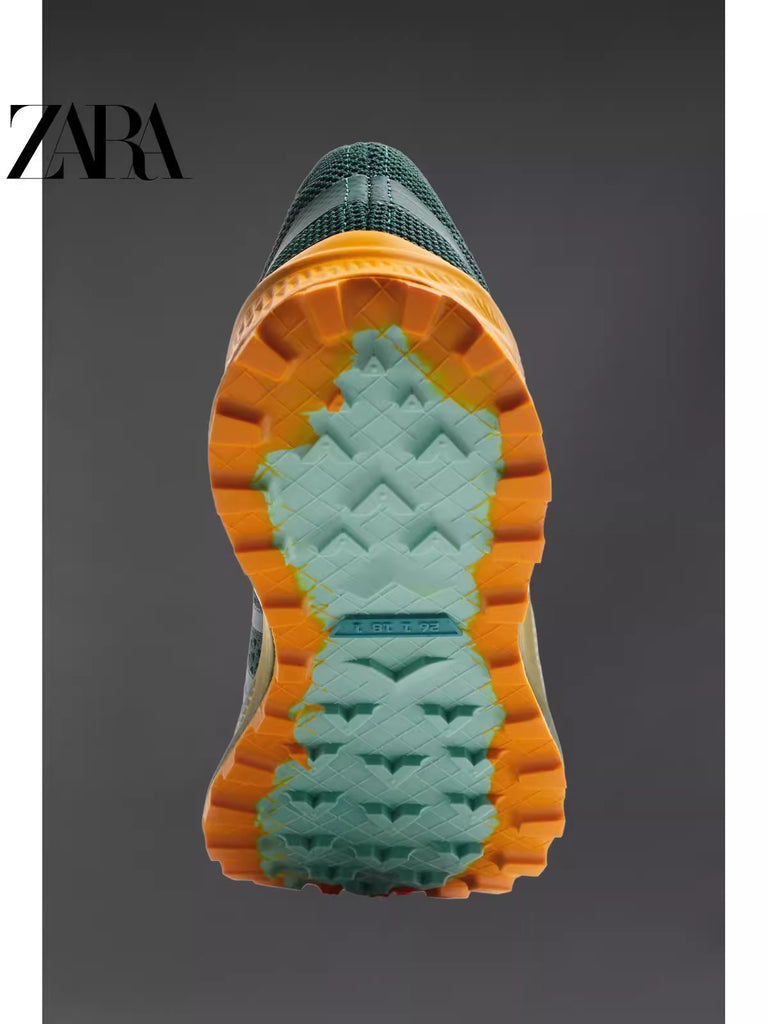 Importé - ZARA NEW - Chaussure Homme Sport Et Loisirs Tendance - Vert