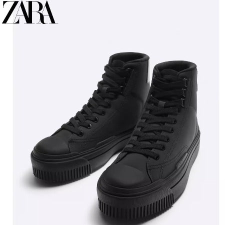 Importé  - ZARA NEW - Chaussure Homme Sport Baskets Montantes - Noir