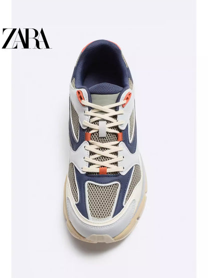 Importé - ZARA NEW - Chaussure Homme Sport Baskets Rétro