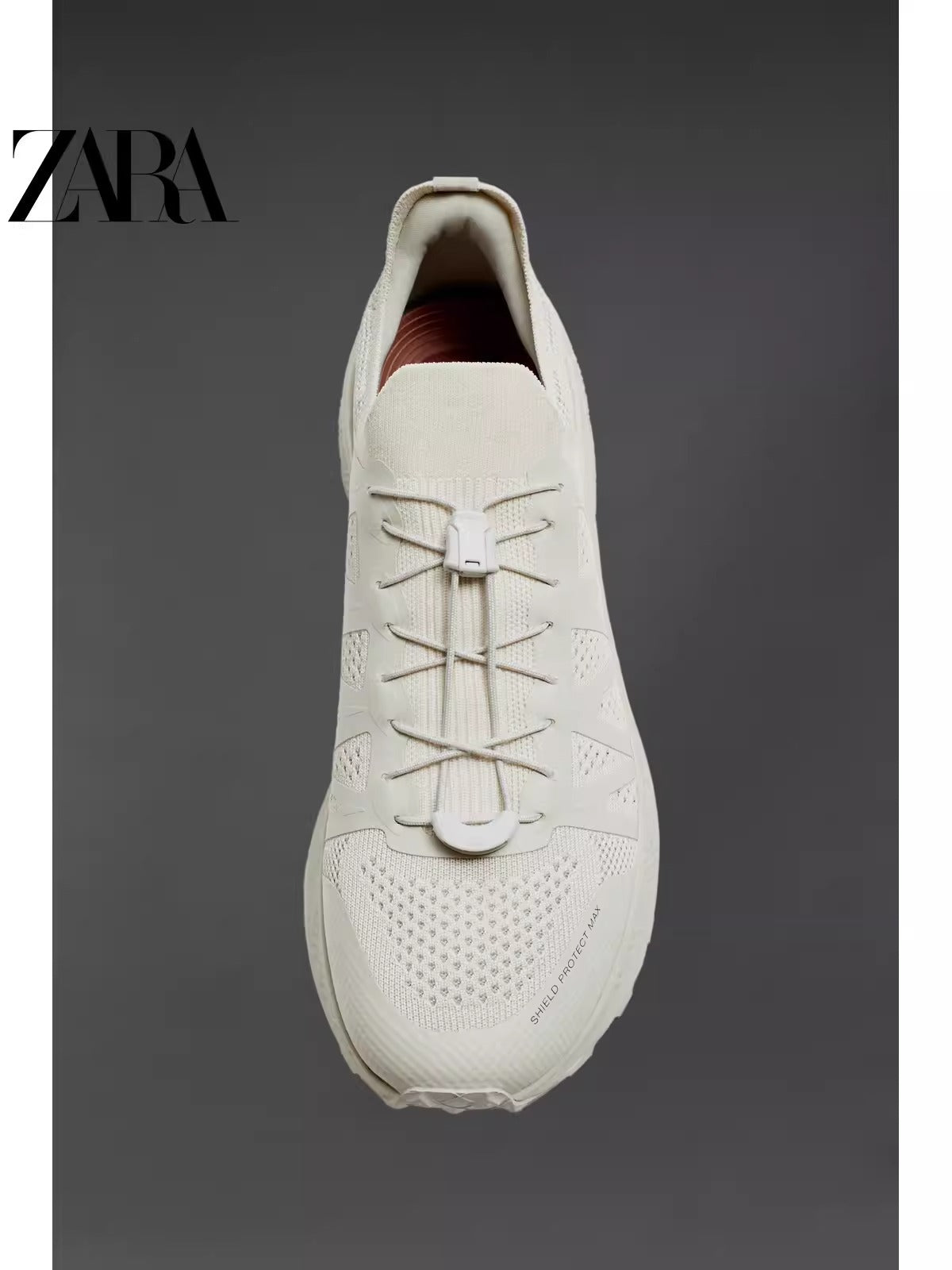 Importé  - ZARA NEW - Chaussure Homme Sport Baskets Tricotées - Blanc