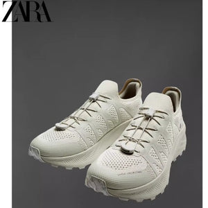 Importé  - ZARA NEW - Chaussure Homme Sport Baskets Tricotées - Blanc
