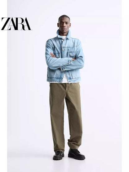 Importé - ZARA NEW - Chaussure Homme  Montantes Chelsea Boots A Lacets - Noir