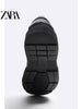 Importé - ZARA NEW - Chaussure Homme Britannique Confortables En Cuir - Noir