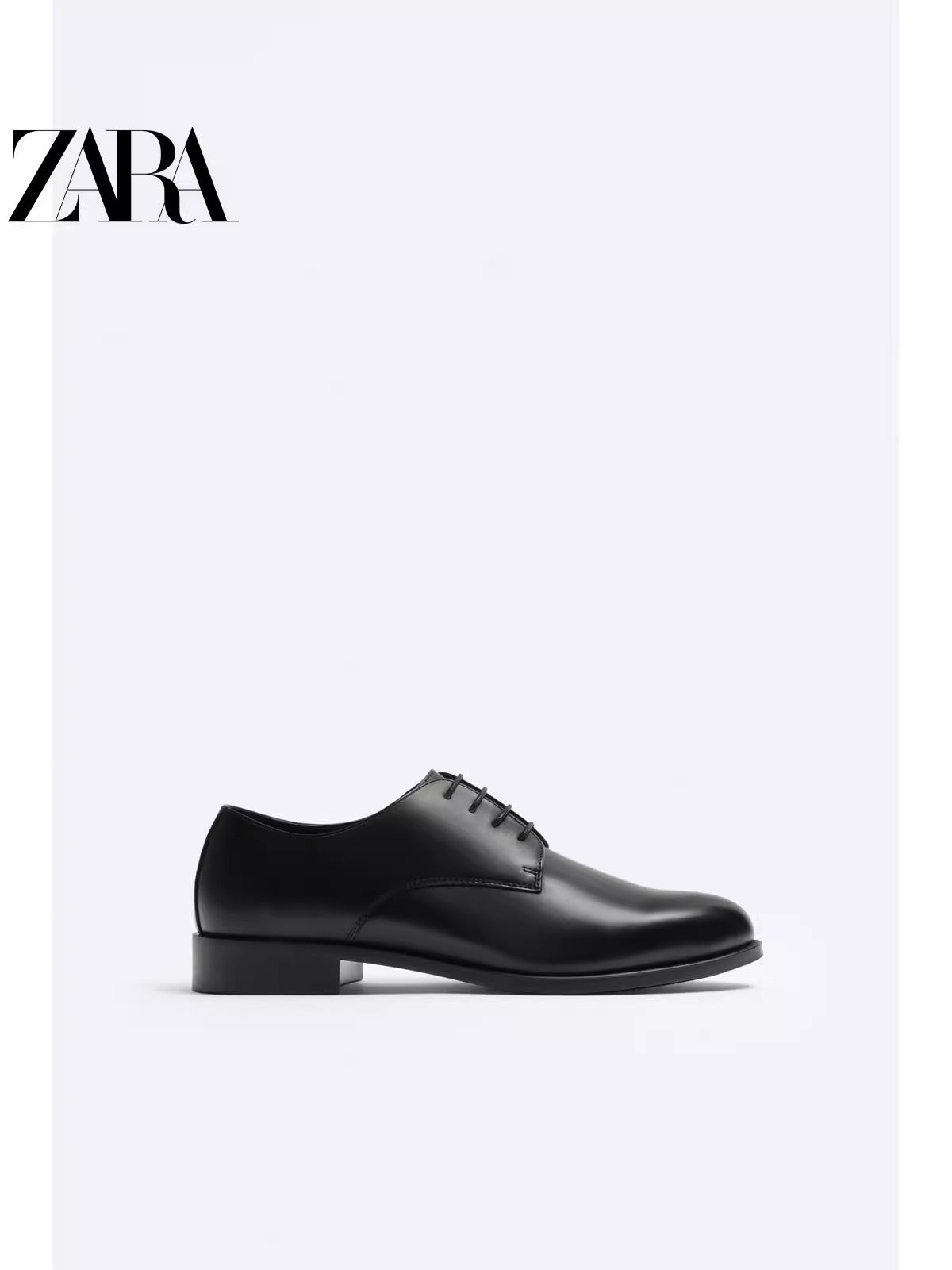 Importé - ZARA NEW - Chaussure Homme Britannique Classiques  En Cuir PU - Noir