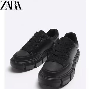 Importé  - ZARA NEW - Chaussure Homme Sport Baskets Style Rétro - Noir