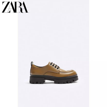 Importé - ZARA NEW - Chaussure Homme Britannique Décontractées En Cuir PU - Bleu Mer