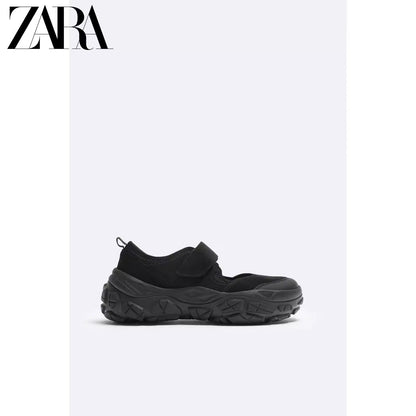 Importé - ZARA NEW - Chaussure Homme Sport Baskets Ouvert - Noir