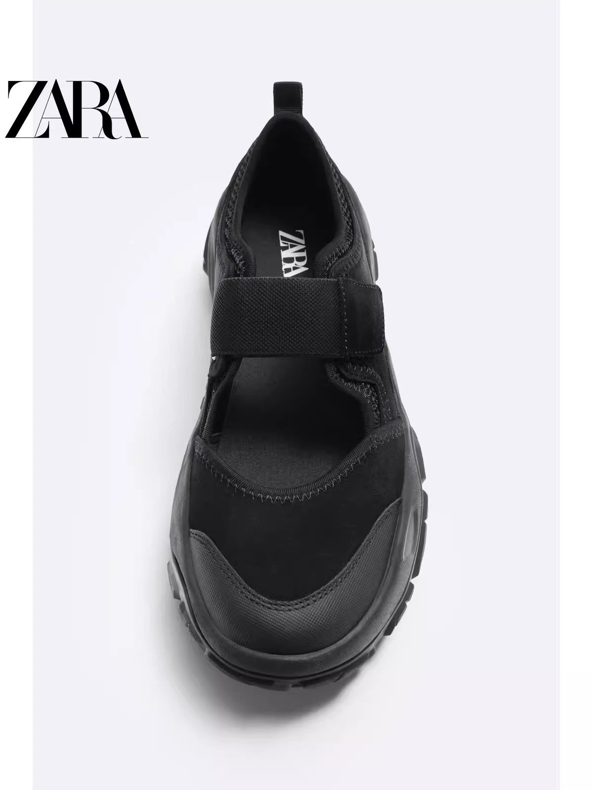 Importé - ZARA NEW - Chaussure Homme Sport Baskets Ouvert - Noir