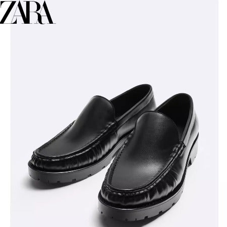 Mocassin noir zara online