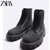 Importé - ZARA NEW - Chaussure Homme Montantes Chelsea Boots Martin  - Noir