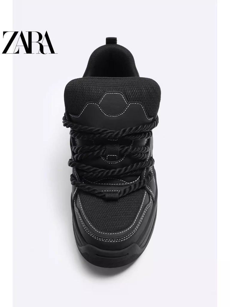Importé - ZARA NEW - Chaussure Homme Sport Baskets Décontractées - Noir