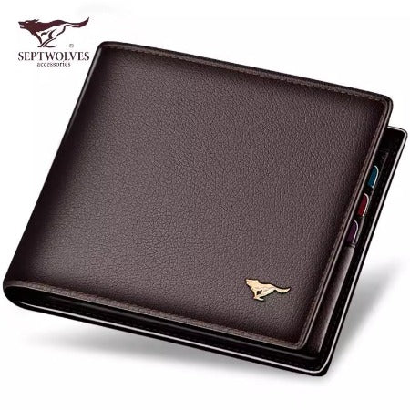 Importé - Portefeuille Homme en Cuir Véritable