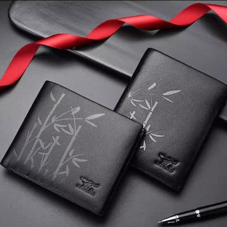 Importé - Portefeuille Homme en Cuir Véritable Haut De Gamme