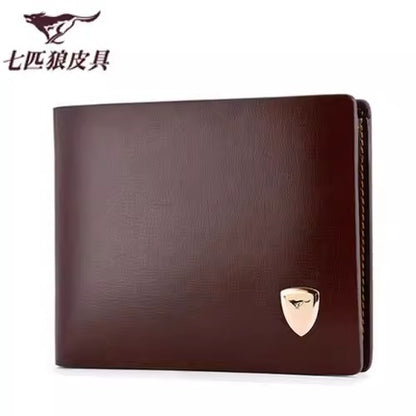Importé - Portefeuille Homme en Cuir Véritable Haut De Gamme