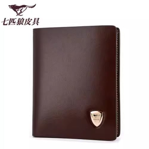 Importé - Portefeuille Homme en Cuir Véritable Haut De Gamme