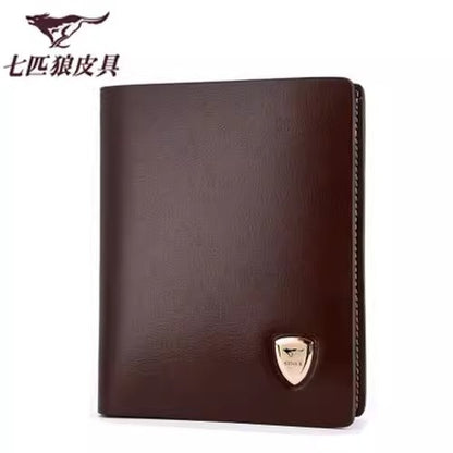 Importé - Portefeuille Homme en Cuir Véritable Haut De Gamme