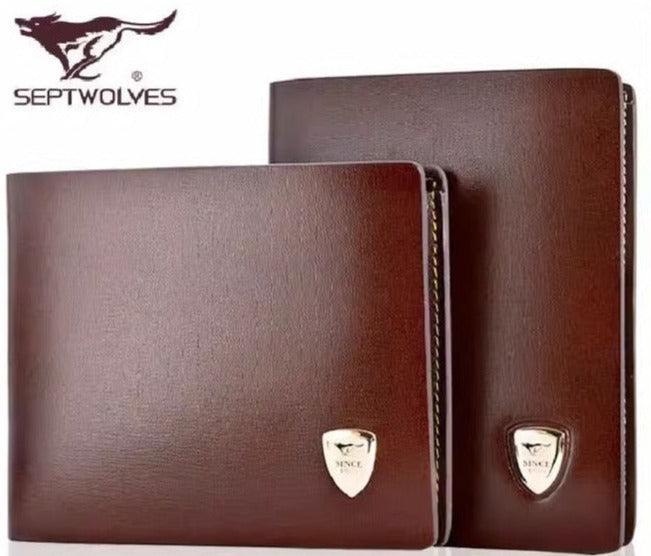 Importé - Portefeuille Homme en Cuir Véritable Haut De Gamme