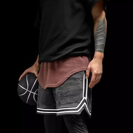 Short Homme 2026 Poches Profondes - Coupe Ample Pour Course, Basket, Fitness - Polyester Élasthanne