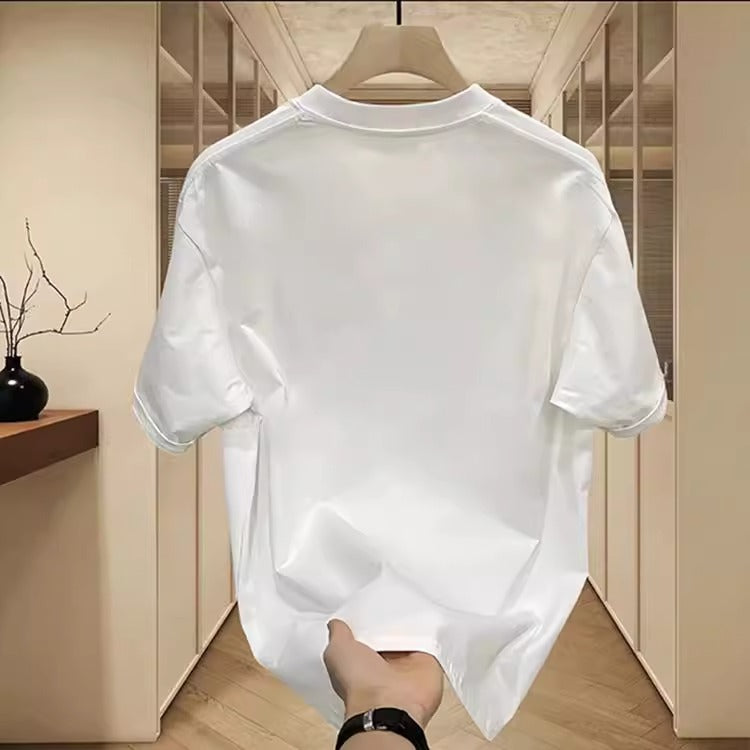 Importé - T-Shirt Homme Décontracté Manches Courtes En Coton