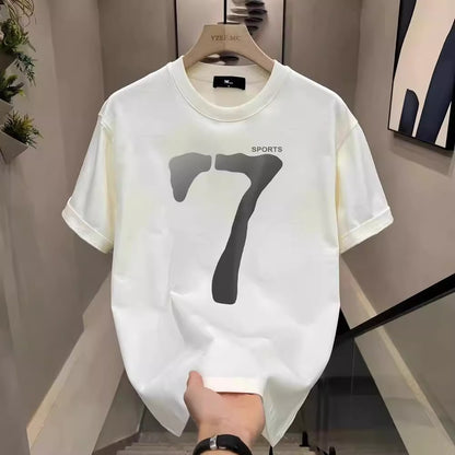 Importé - T-Shirt Homme Décontracté Manches Courtes En Coton