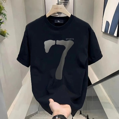 Importé - T-Shirt Homme Décontracté Manches Courtes En Coton