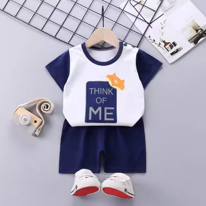Importé - Ensemble Enfants 12 mois, 18 mois - Décontracté Manche courtes En Coton 100%