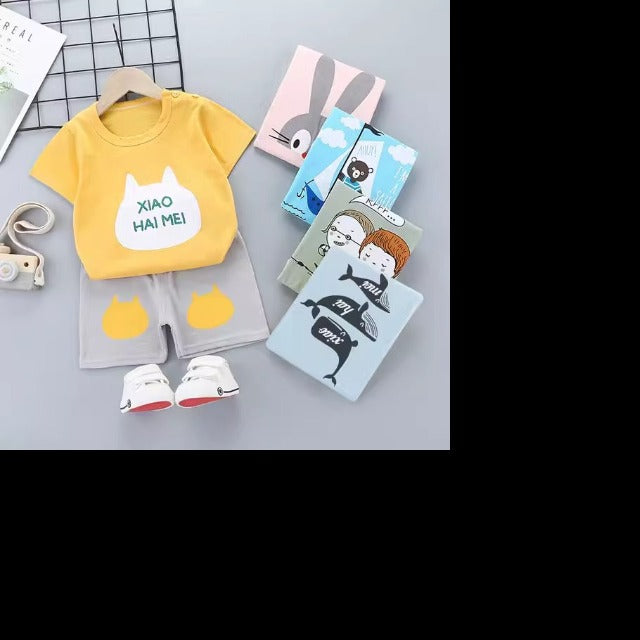 Importé - Ensemble Enfants 12 mois, 18 mois - Décontracté Manche courtes En Coton 100%