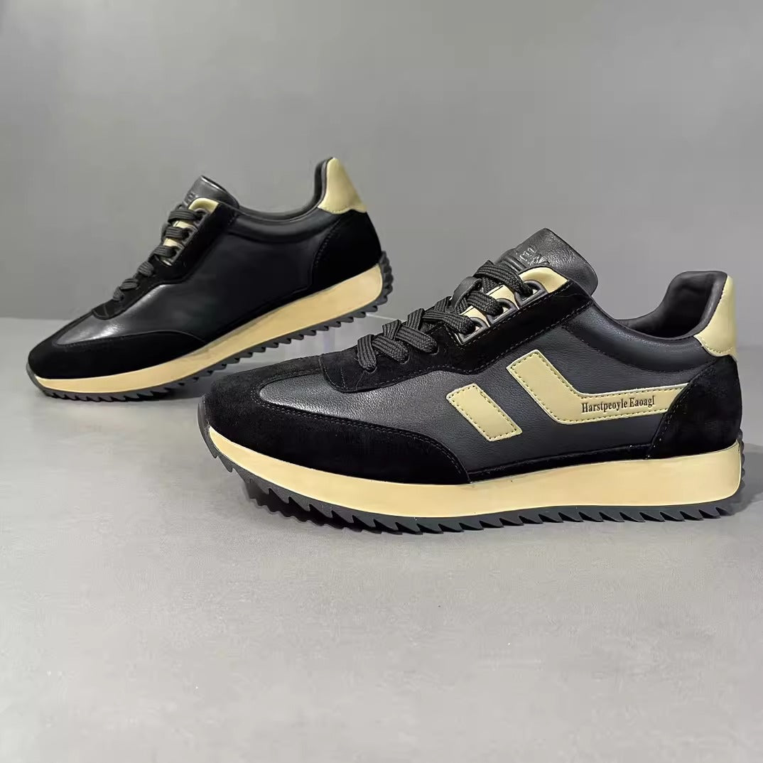 Importé - Chaussure Homme Sport Baskets Forrest Gump 100% Cuir
