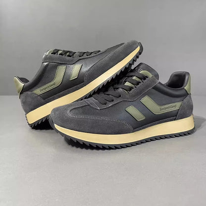 Importé - Chaussure Homme Sport Baskets Forrest Gump 100% Cuir