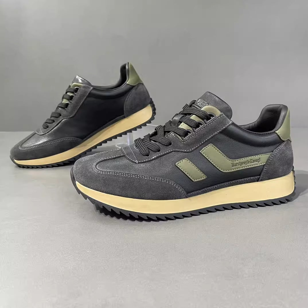 Importé - Chaussure Homme Sport Baskets Forrest Gump 100% Cuir