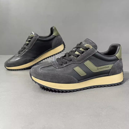 Importé - Chaussure Homme Sport Baskets Forrest Gump 100% Cuir