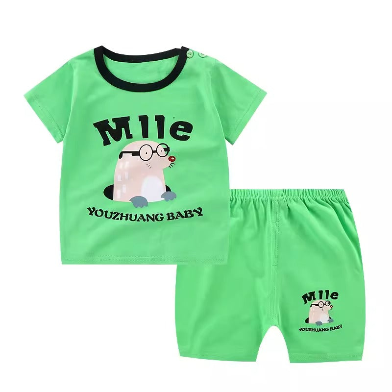 Importé - Ensemble Enfants 3ans Décontracté 100% Coton Manche courtes