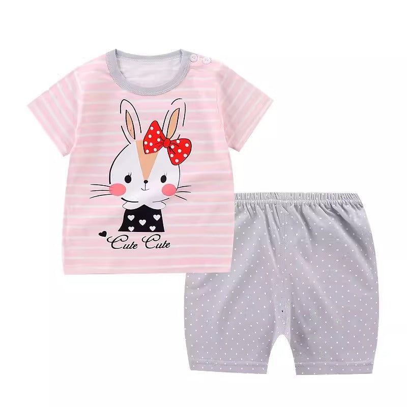 Importé - Ensemble Enfants 3ans Décontracté 100% Coton Manche courtes