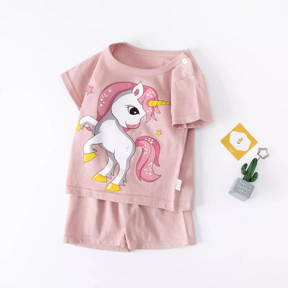 Importé - Ensemble Enfants 3ans Décontracté 100% Coton Manche courtes
