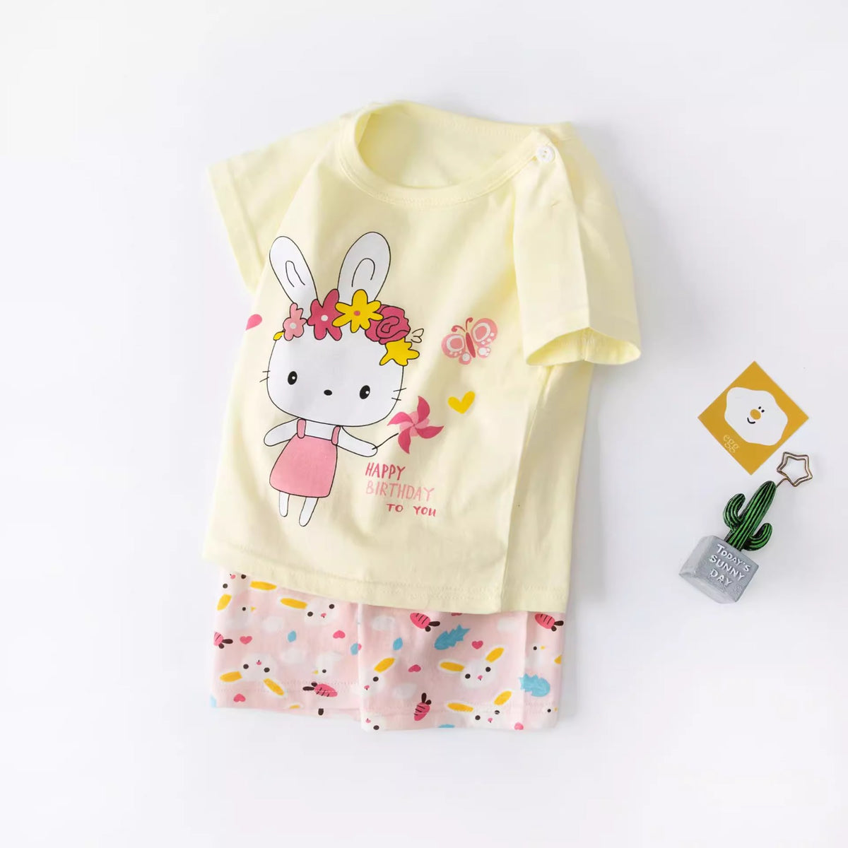 Importé - Ensemble Enfants 3ans Décontracté 100% Coton Manche courtes
